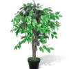 furnicato Künstlicher Ficus mit Topf 90 cm