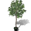 furnicato Künstlicher Lorbeerbaum mit Topf 120 cm