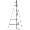 furnicato Metall-Weihnachtsbaum für Dekorationen Schwarz 100 cm