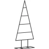 furnicato Metall-Weihnachtsbaum Deko Schwarz 60 cm