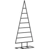 furnicato Metall-Weihnachtsbaum für Dekorationen Schwarz 125 cm