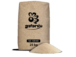 Galamio Quarzsand 0,7 - 1,2 mm 25kg x 12 Sack 300kg Palette