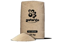 Galamio Quarzsand 0,3 - 0,8 mm 25kg x 40 Sack 1000kg Palette