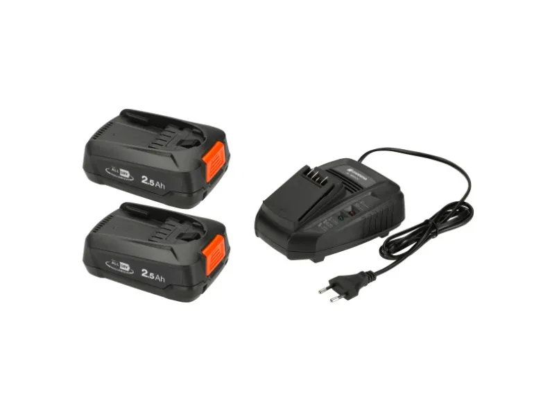 Gardena Starter-Kit P4A 2 x PBA Syst. Akku 18 V/45 2,5 Ah mit Ladegerät