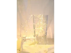 Globo LED-Lichterkette 100 LEDs Kupfer Metallic 990 cm Warmweiß