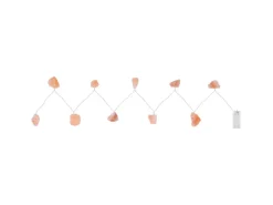 Globo LED-Lichterkette Salzkristalle 10 LEDs Kunststoff 165 cm Gold