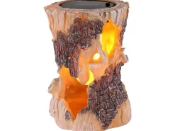 Globo LED-Solaraußenleuchte Baumstamm