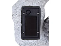 Globo LED-Solaraußenleuchte Schnecke Kunststoff Grau