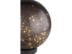 Globo LED-Solaraußenleuchte Kugel Ø 20 cm mit Lichterkette 30-flammig