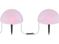 Globo LED-Solaraußenleuchte 5 Halbkugeln mit Erdspieß und RGB-Kette