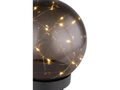 Globo LED-Solaraußenleuchte Kugel Ø 15 cm mit Lichterkette 20-flammig