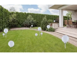 Globo LED-Solaraußenleuchte mit Kugel und Erdspieß Ø 25 cm