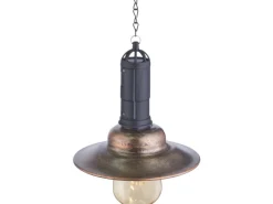 Globo LED-Solarhängeleuchte dunkles Metall