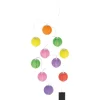 Globo LED-Solarlichterkette 10 Lampions Bunt