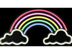 Globo Neon-Wandlampe Weiß 40 cm x 20 cm