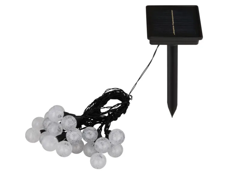 Globo Solarleuchte Kunststoff 15 cm Schwarz Matt