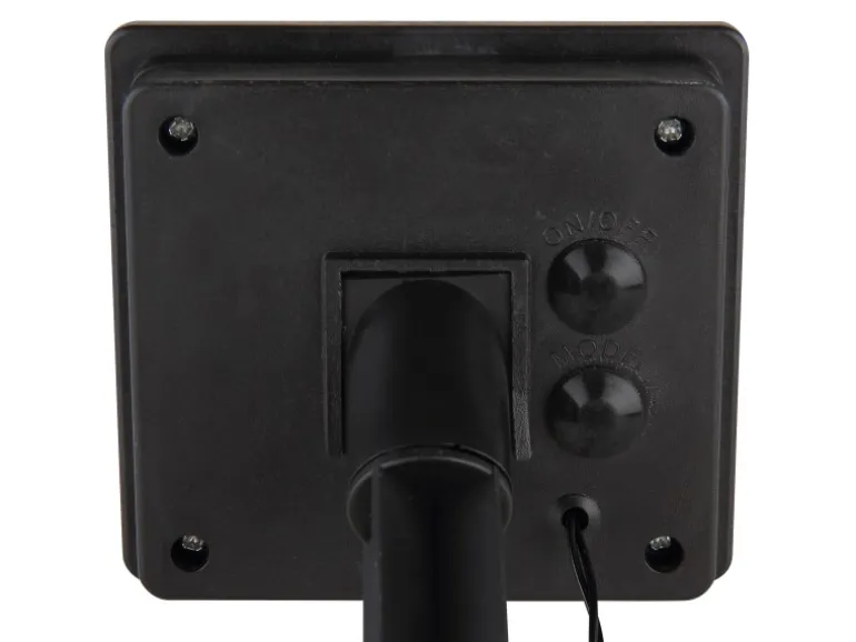 Globo Solarleuchte Kunststoff 15 cm Schwarz Matt