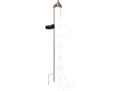 Globo Solarleuchte Metall 80 cm Gold