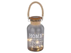 Globo Solarleuchte zum Hängen oder Stellen 10-flammig 20 cm