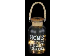 Globo Solarleuchte zum Hängen oder Stellen 10-flammig 20 cm