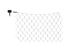 Globo Solar-Lichterkette Kunststoff 1,1 m Schwarz Matt