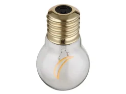 Globo Tischleuchte Lumi Metall Goldfarben LED 70 x 120 mm