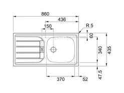Held Möbel Küchenzeile Mailand 330 cm Grau Hochglanz-Grau Matt mit E-Geräten
