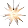 HGD LED-Kunststoff-Stern inkl. LED-Elektrik mit 6h-Timer Ø 100 cm Weiß
