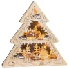 HGD LED-Lichterspitze Winterdorf 44,5 cm x 7 cm x 44 cm