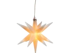 HGD LED-Stern Ø je 12 cm Weiß für innen