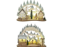 HGD Mini-Lichterbogen Mehrfarbig 20 cm x 8 cm x 15 cm