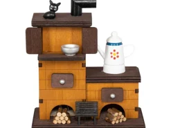 HGD Räucherofen Massivholz mit Kanne 14,5 cm x 7,5 cm x 17 cm