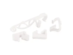 HGD Sternhalter mit Kabelführung 7,5 cm Weiß