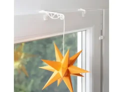 HGD Sternhalter mit Kabelführung 7,5 cm Weiß