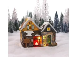 Hühnerfarm Batteriebetrieb L19,5 x B14,5 x H15,5 cm