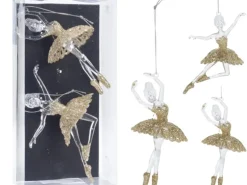 Hänge-Deko Ballerina 15 cm 2er-Set