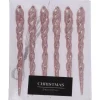 Hängedeko Eiszapfen Pink 6er Set