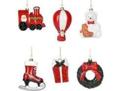 Hängedeko Weihnachtsfiguren 6-fach sortiert