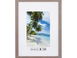 Holzbilderrahmen Grau Glatt 18 cm x 24 cm