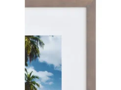 Holzbilderrahmen Grau Glatt 18 cm x 24 cm