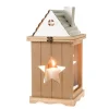 Holz-Laterne 44 cm Natur