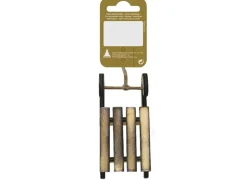 Holzschlitten hängend in Natur 5 cm x 10 cm