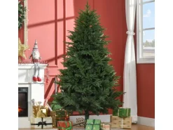 HOMCOM 180 cm Weihnachtsbaum Künstlich mit 4030 Astspitzen