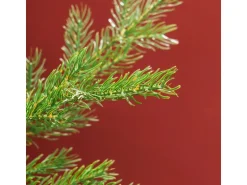 HOMCOM Breiter Weihnachtsbaum Kunststoff Metall 100 x 150H cm