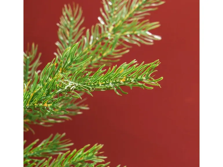 HOMCOM Breiter Weihnachtsbaum Kunststoff Metall 100 x 150H cm