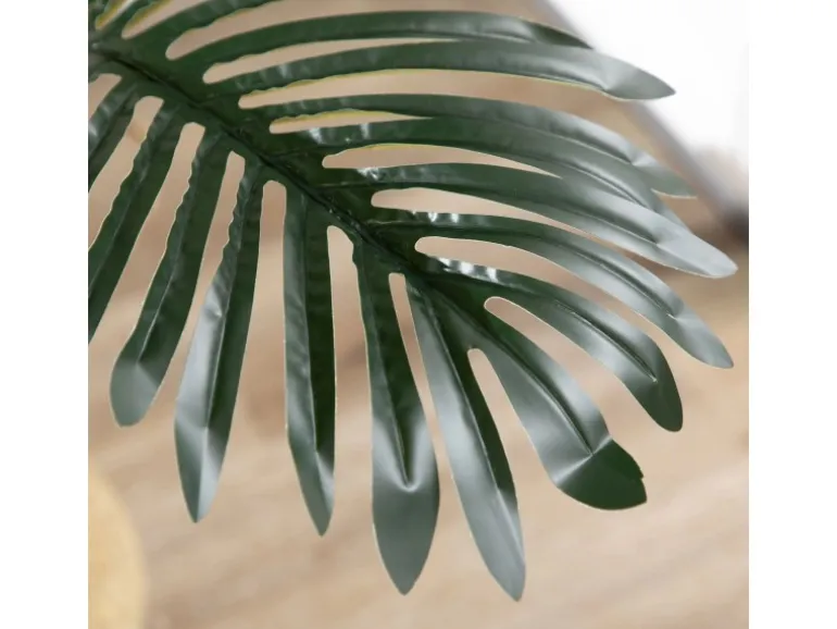 HOMCOM Künstliche Palme im Topf Kunstpalme PEVA 19,5L x 19,5B x 190H cm