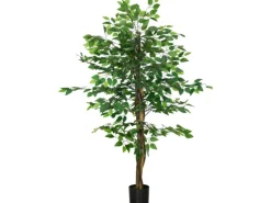 HOMCOM Künstliche Pflanze 150 cm mit Übertopf Zimmerpflanze