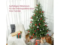 HOMCOM Künstlicher Weihnachtsbaum 180 cm mit 2380 Spitzen