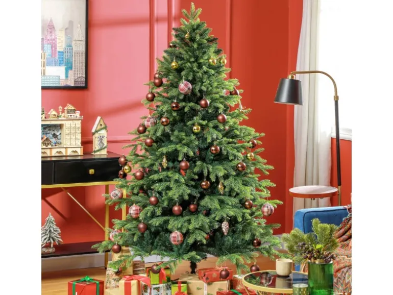 HOMCOM Künstlicher Weihnachtsbaum Ø122 x 183H cm Christbaum