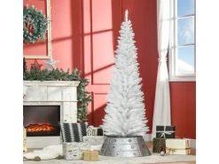 HOMCOM Weihnachtsbaum 1,8 m mit Ständer Kunsttanne 390 Äste